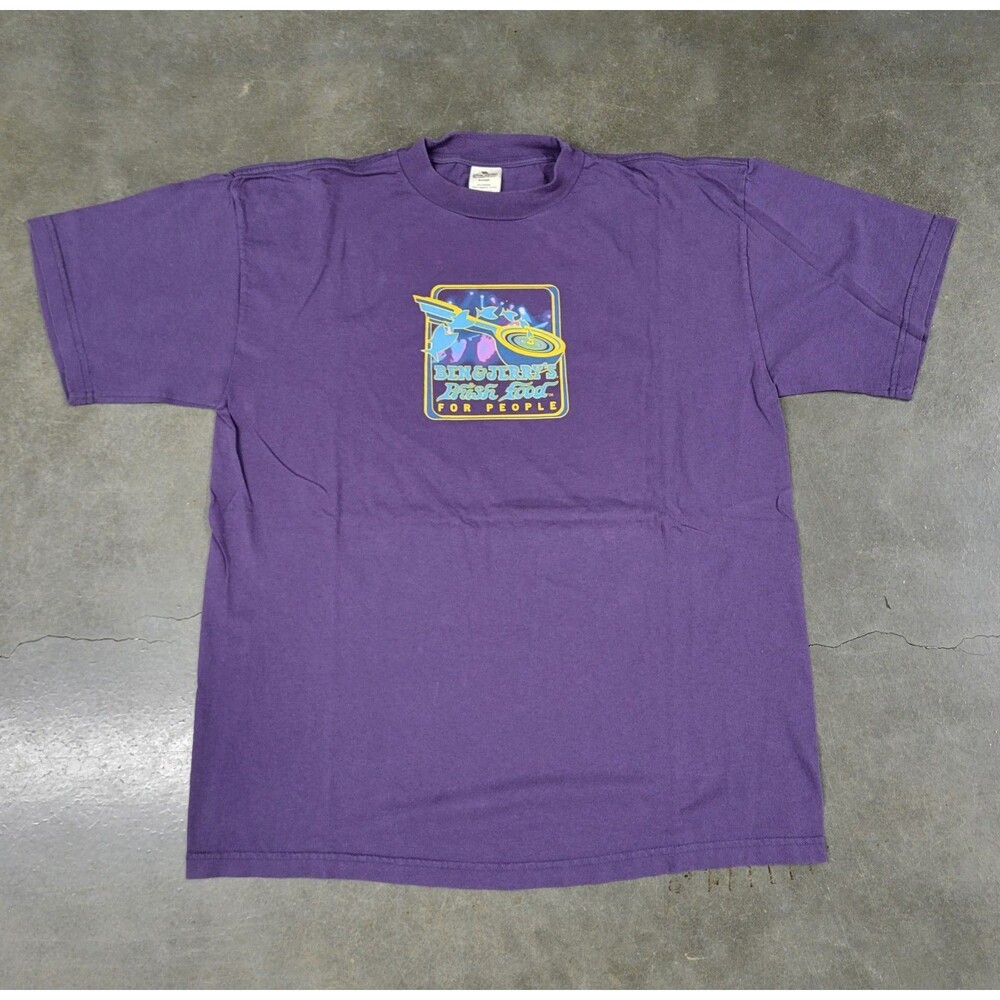 Vintage 90's Ben & Jerry's Ice Cream Phish Food For People XL Promo Tee Vermont